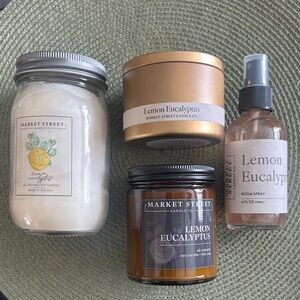 Lemon Eucalyptus Candle Bundle